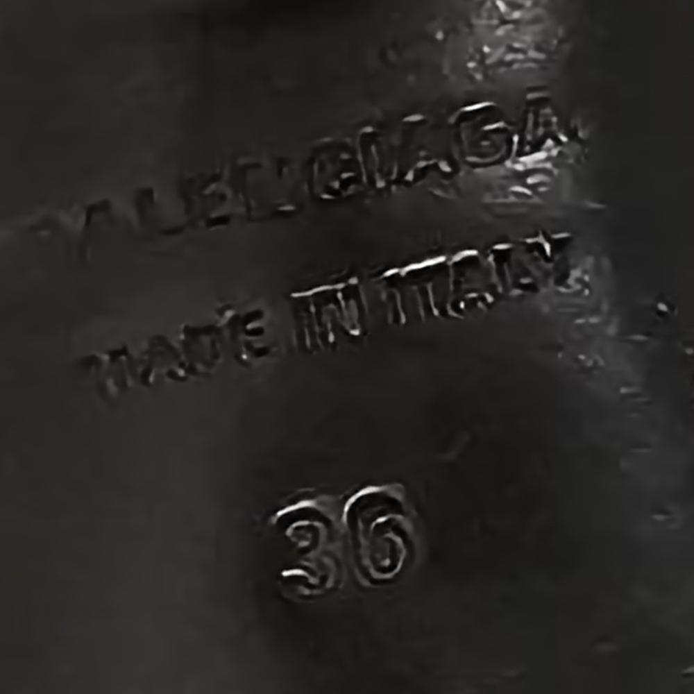 Balenciaga Drapy Red Twisted Leather Knife Open Toe Mule Pumps SZ 36 - Picture 12 of 12